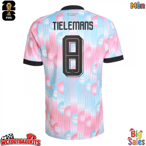 Belgium Youri Tielemans #8 Replica Away Stadium Shirt World Cup 2026 Short Sleeve